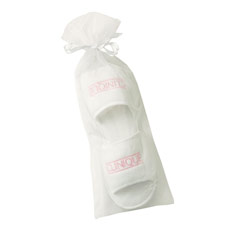 6.5 x 13, Organza Slipper Bag