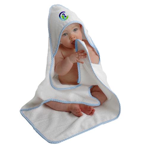 HT30 - 30 x 30 Hooded Baby Towel Terry Loop USA MADE